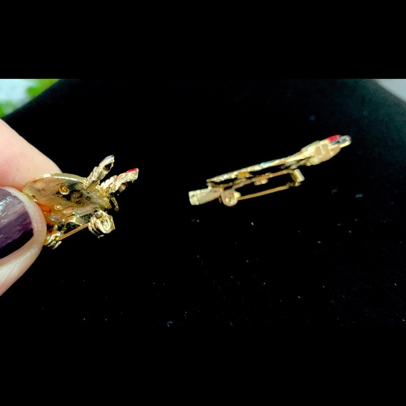 Vintage Artist Pallet Rhinestone Pins - Picture 4 of 4